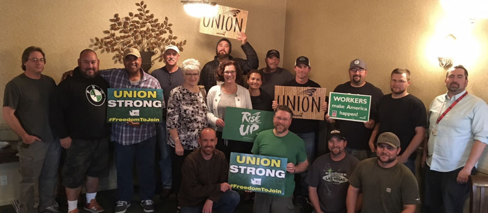 Union Members Hang Strong